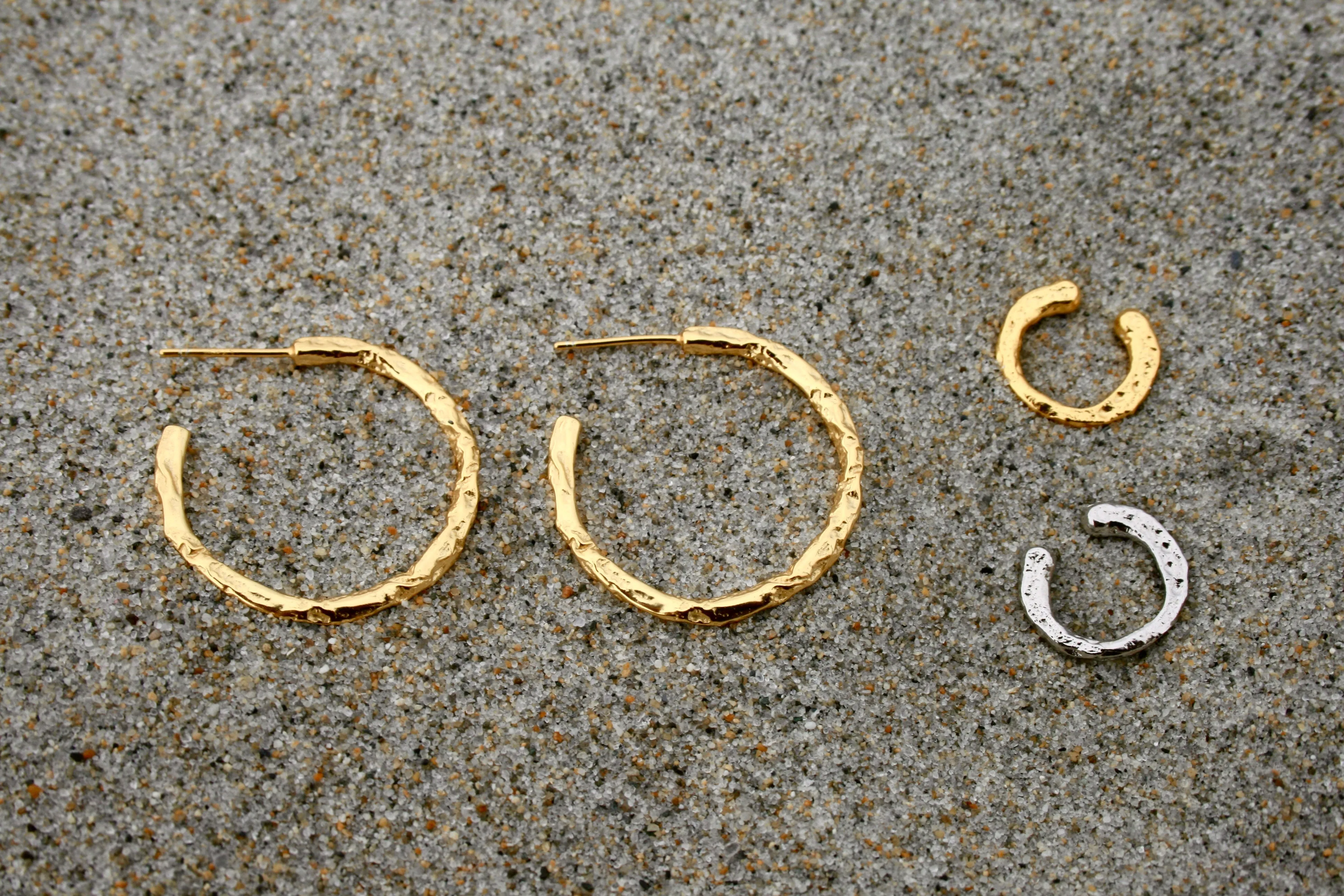 Isabella Hammered Ear Cuff