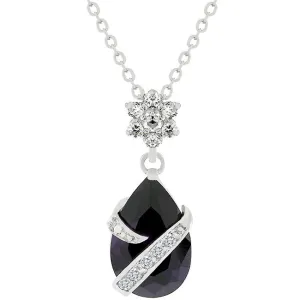 Jenn Ribbon Wrapped Amethyst CZ Pendant | 5.25ct