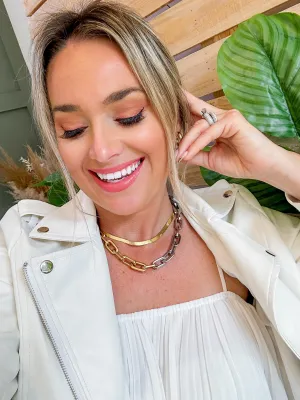 Jenna Link Chain - Two Tone