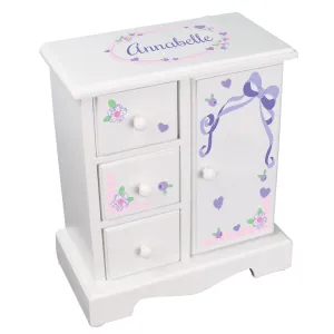 Jewelry Armoire - Lacey Bow