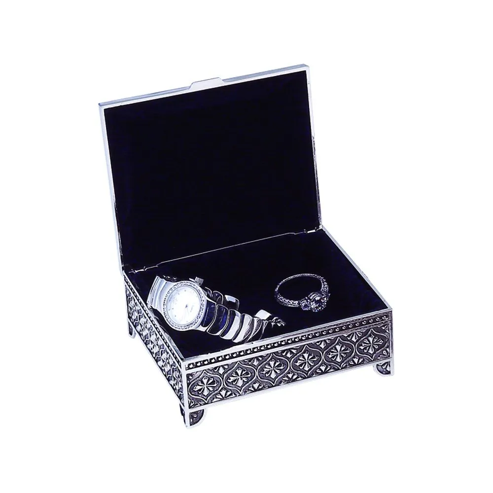 Jewelry Box - Silver Square