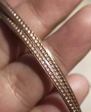 Jewelry gallery Wire w/ Honeycomb Pattern 2.7mm Textured Metal Wire for making rings or bracelets