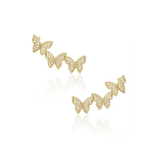 JEWELRY - Pave Butterfly Ear Crawler