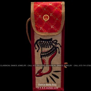 JUTE BAG for Salangai Ghungroo Anklets Bells Payal Dance | Return Gifts | Teacher Gifts | Classical Dance Jewelry