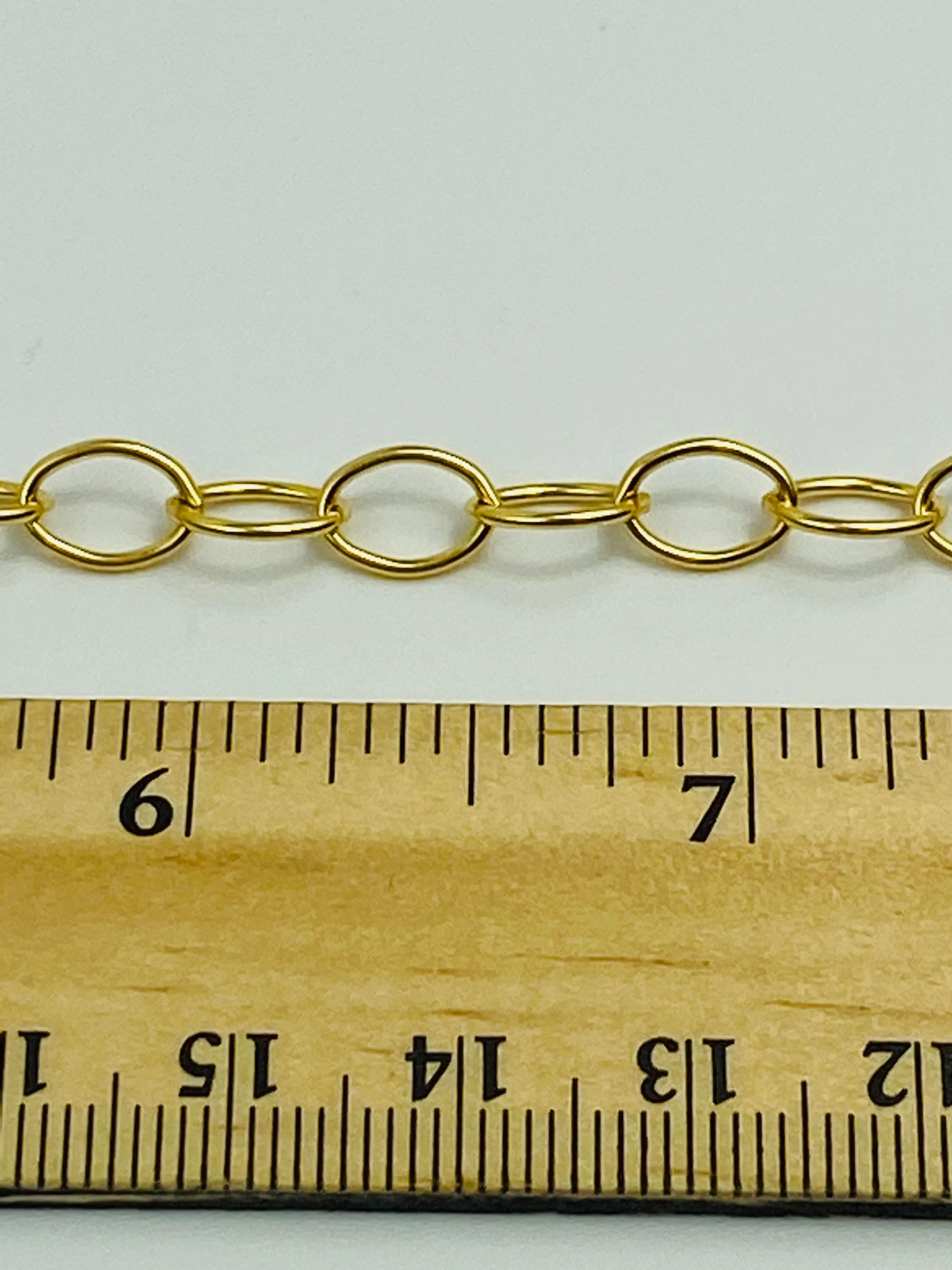 Large 14KGF Cable Chain SKU: 4012591S10
