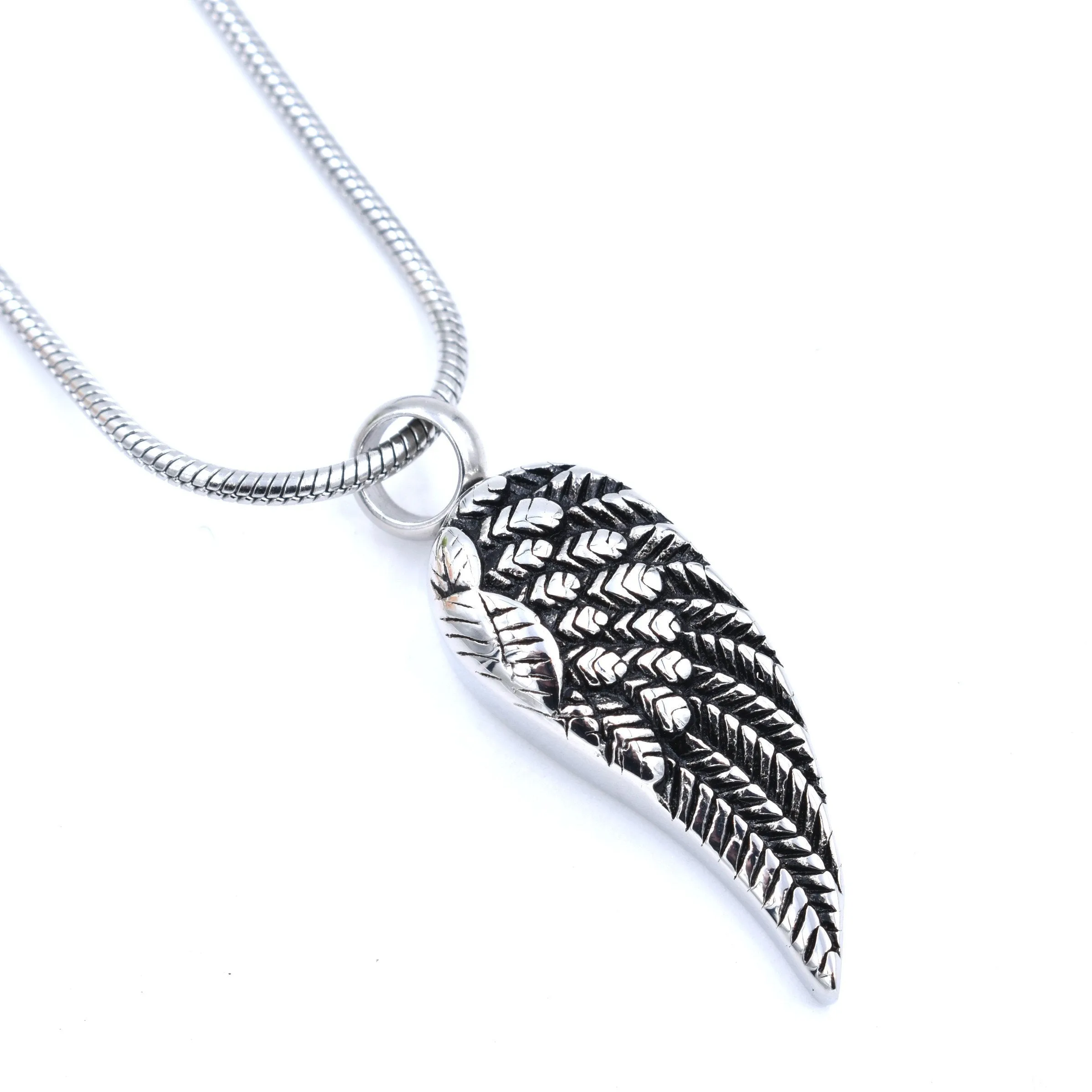 Large Angel Wing Cremation Jewelry