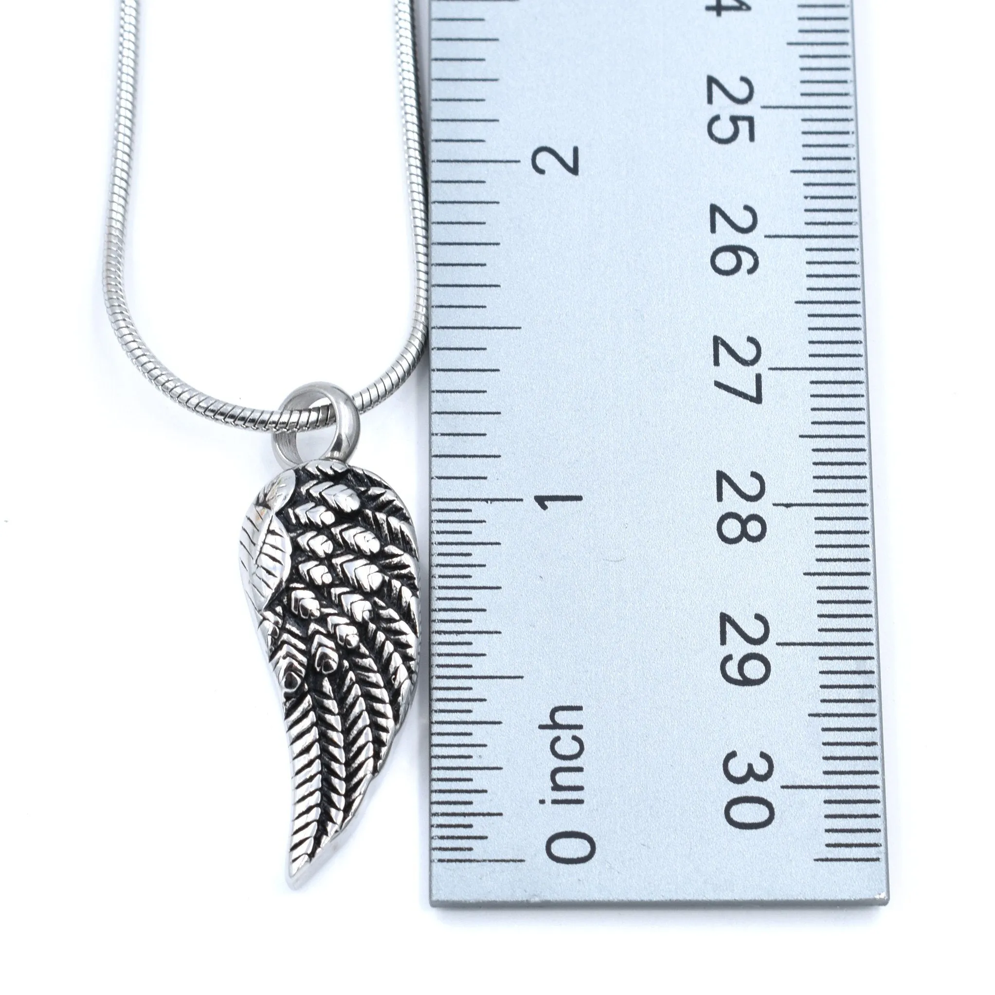 Large Angel Wing Cremation Jewelry