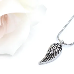 Large Angel Wing Cremation Jewelry