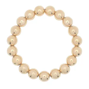Large Gold Ball Bracelet