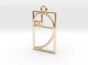 Larger Golden Ratio Necklace (Metal)