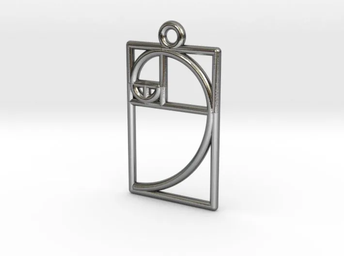 Larger Golden Ratio Necklace (Metal)