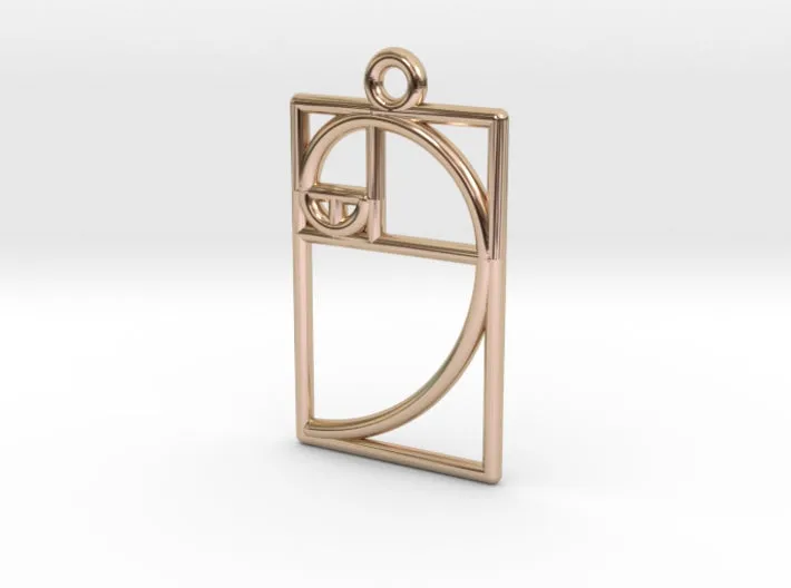 Larger Golden Ratio Necklace (Metal)