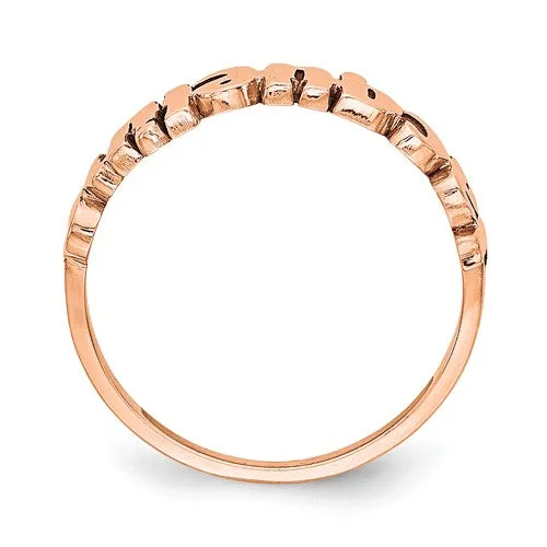 Laser Polished Name Ring XNR73