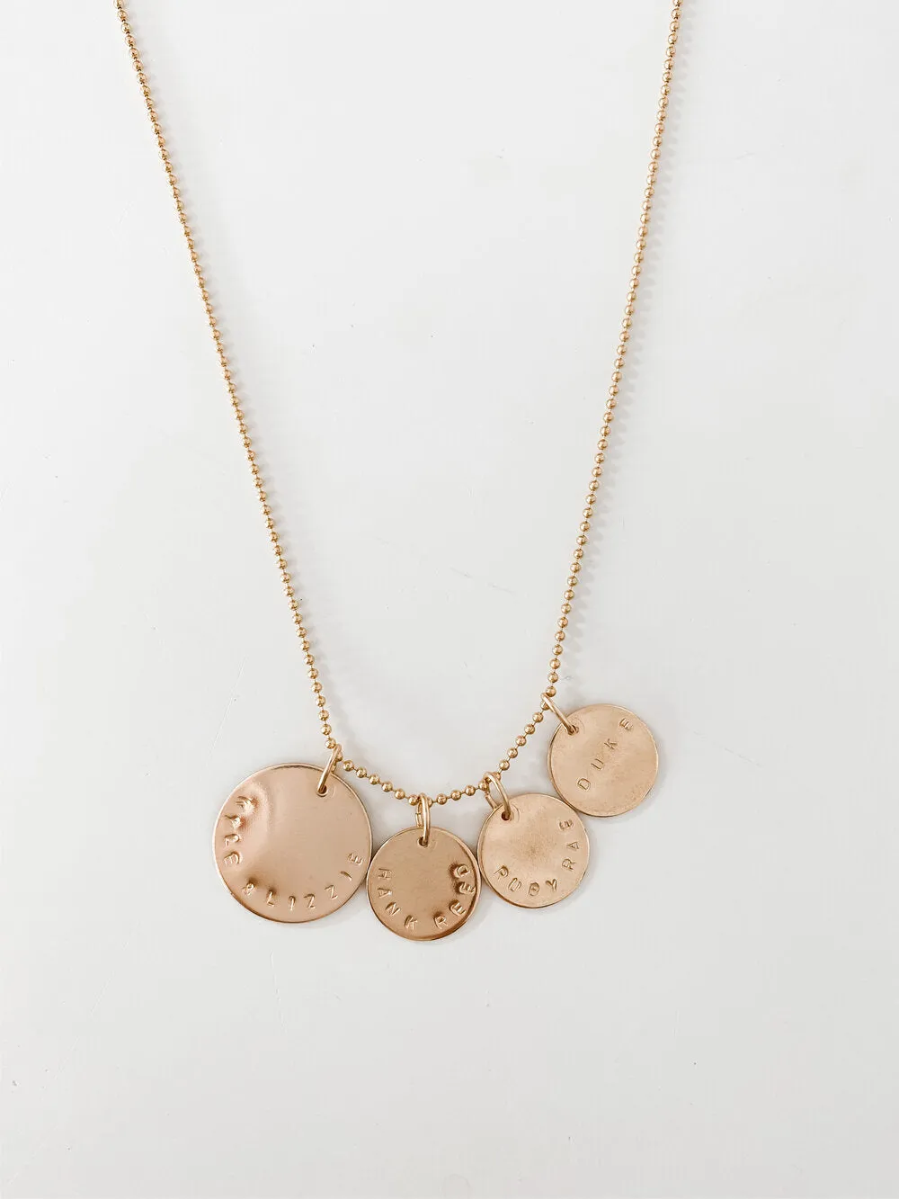 LAYERED DANI DISCS NECKLACE