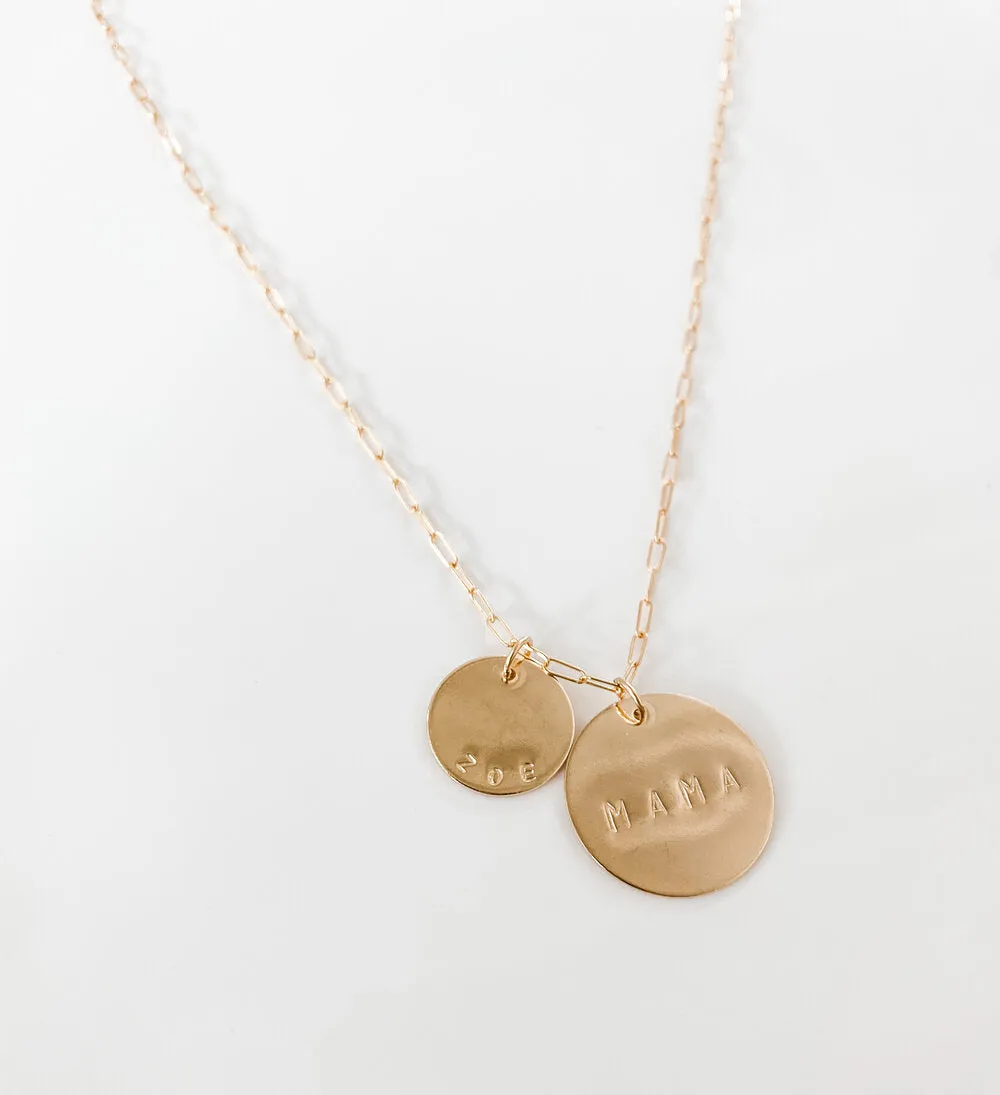 LAYERED DANI DISCS NECKLACE