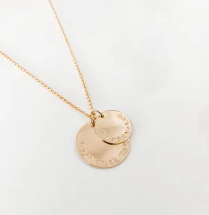 LAYERED DANI DISCS NECKLACE