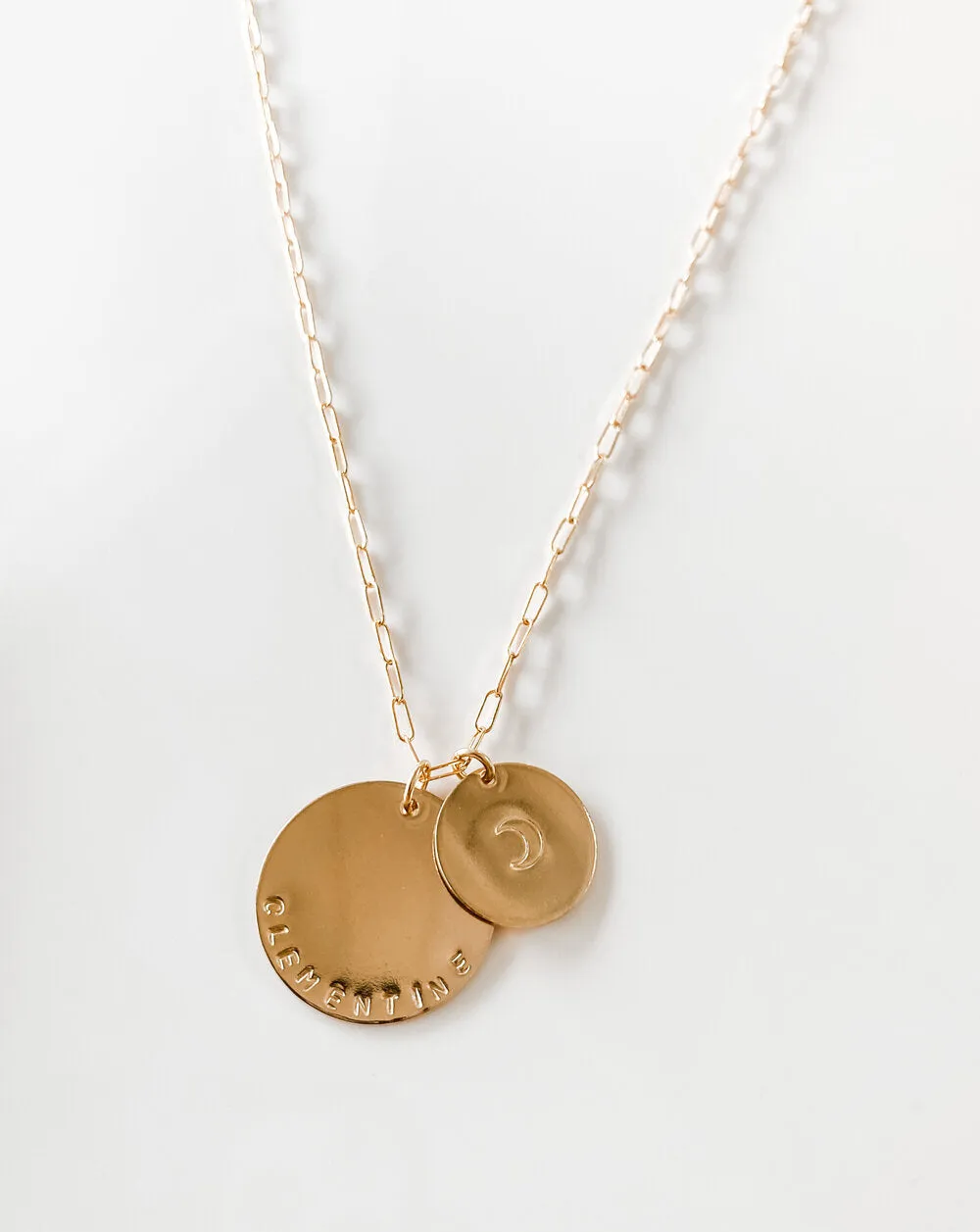 LAYERED DANI DISCS NECKLACE