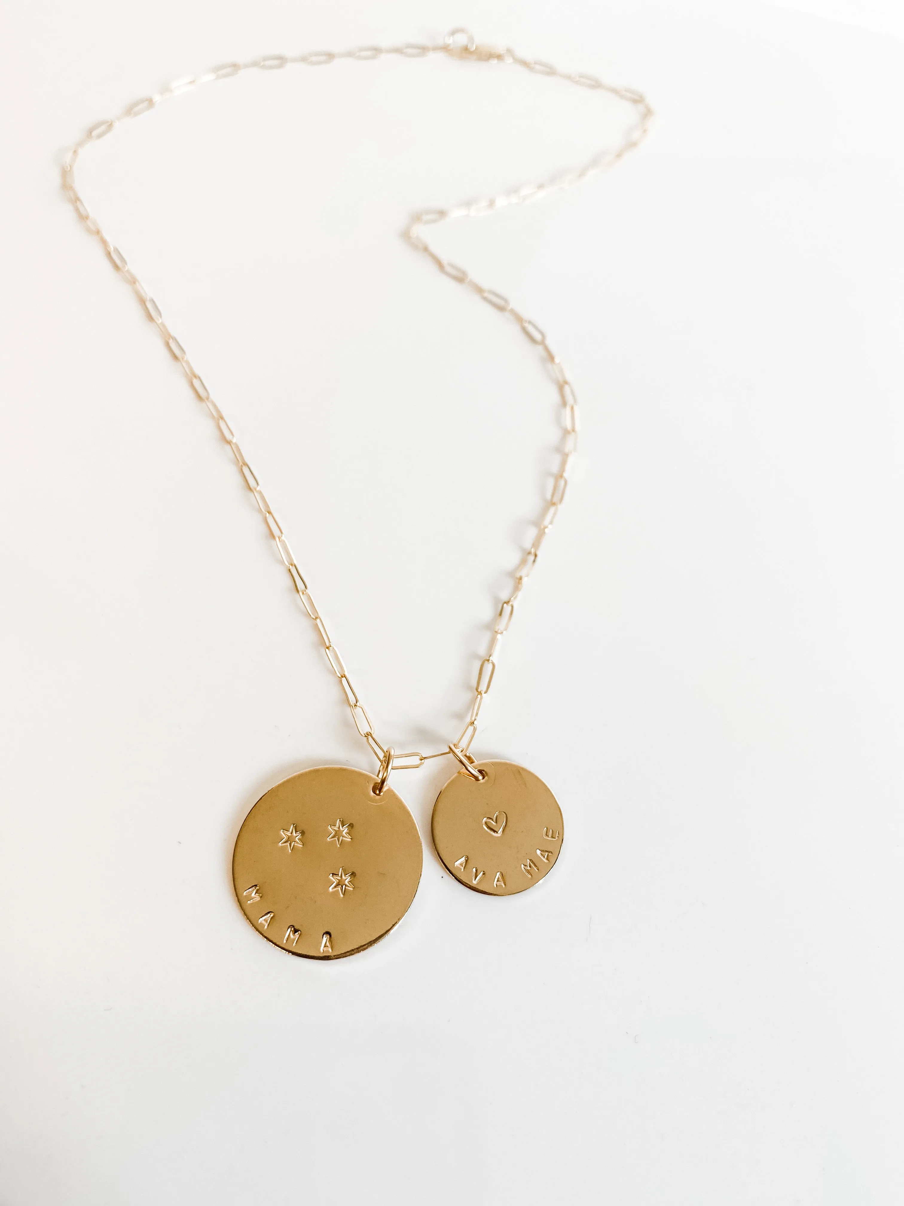 LAYERED DANI DISCS NECKLACE