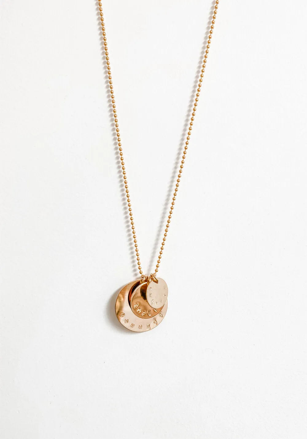 LAYERED DANI DISCS NECKLACE