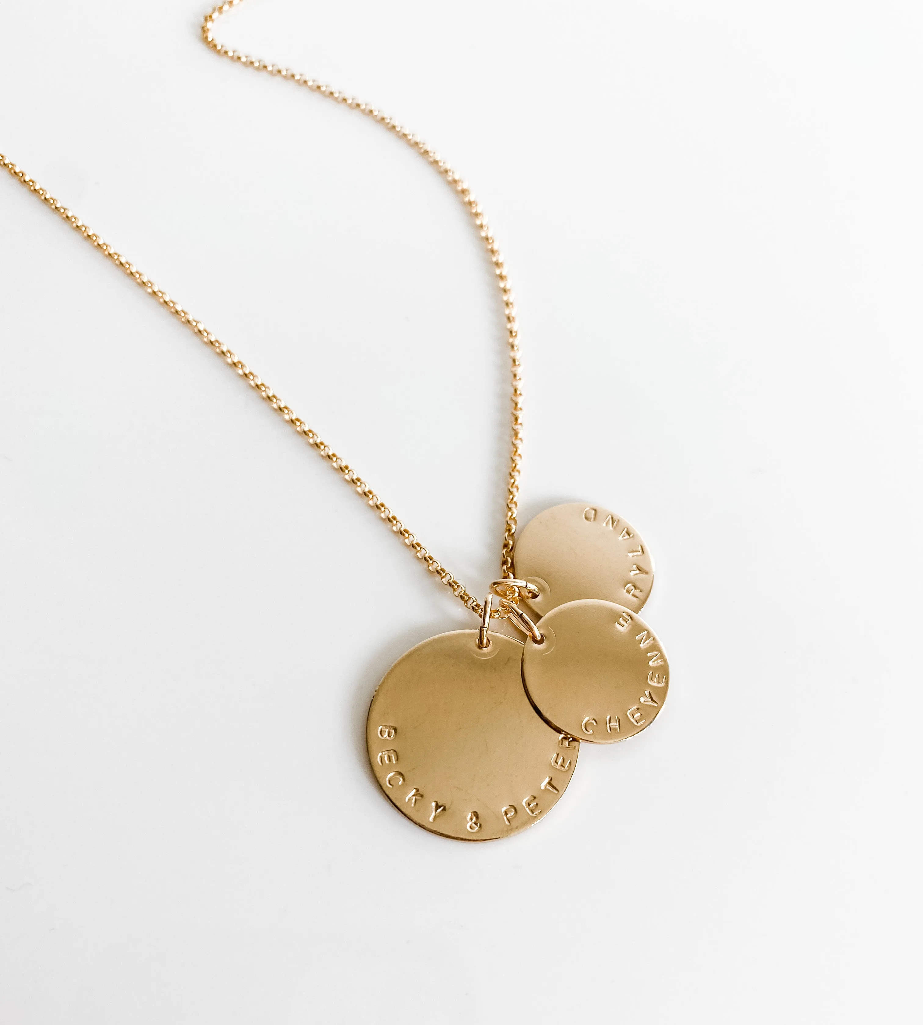 LAYERED DANI DISCS NECKLACE