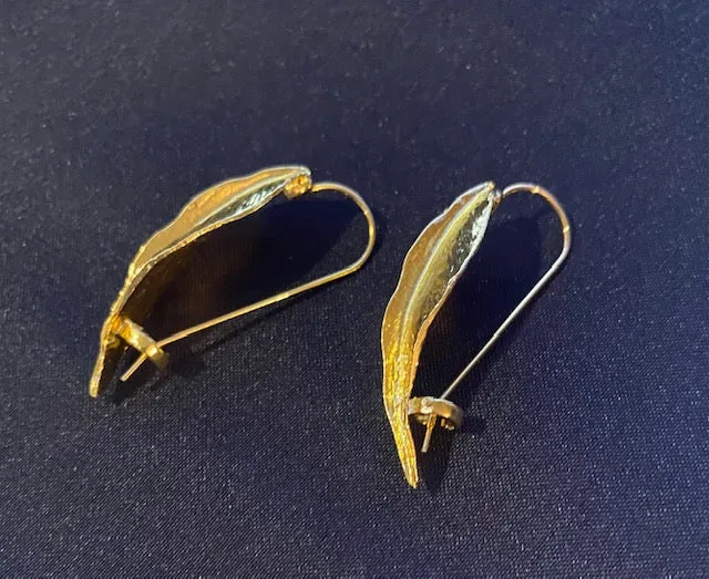 Leaf Stem Earrings