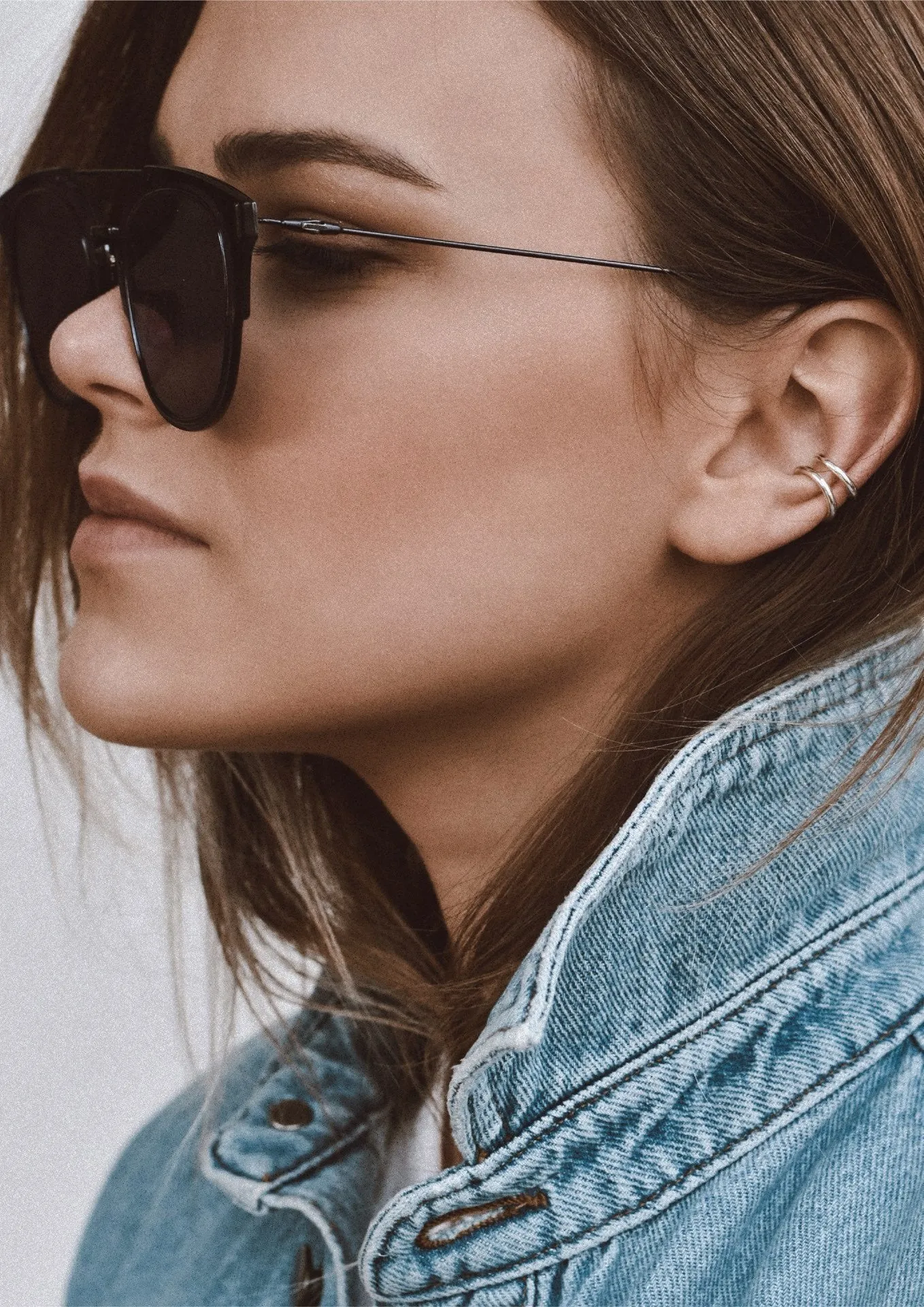 Line Ear Cuff Silver