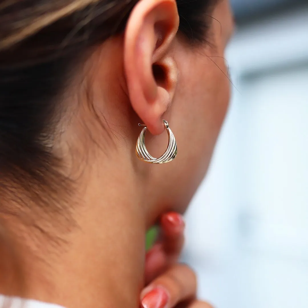 Line Stud Earrings