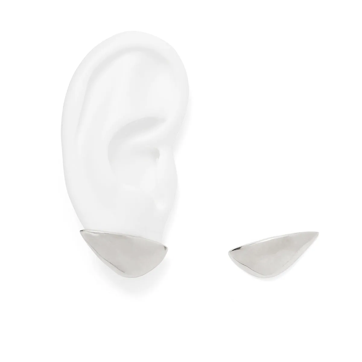 Lobe and Helix Set in Silver