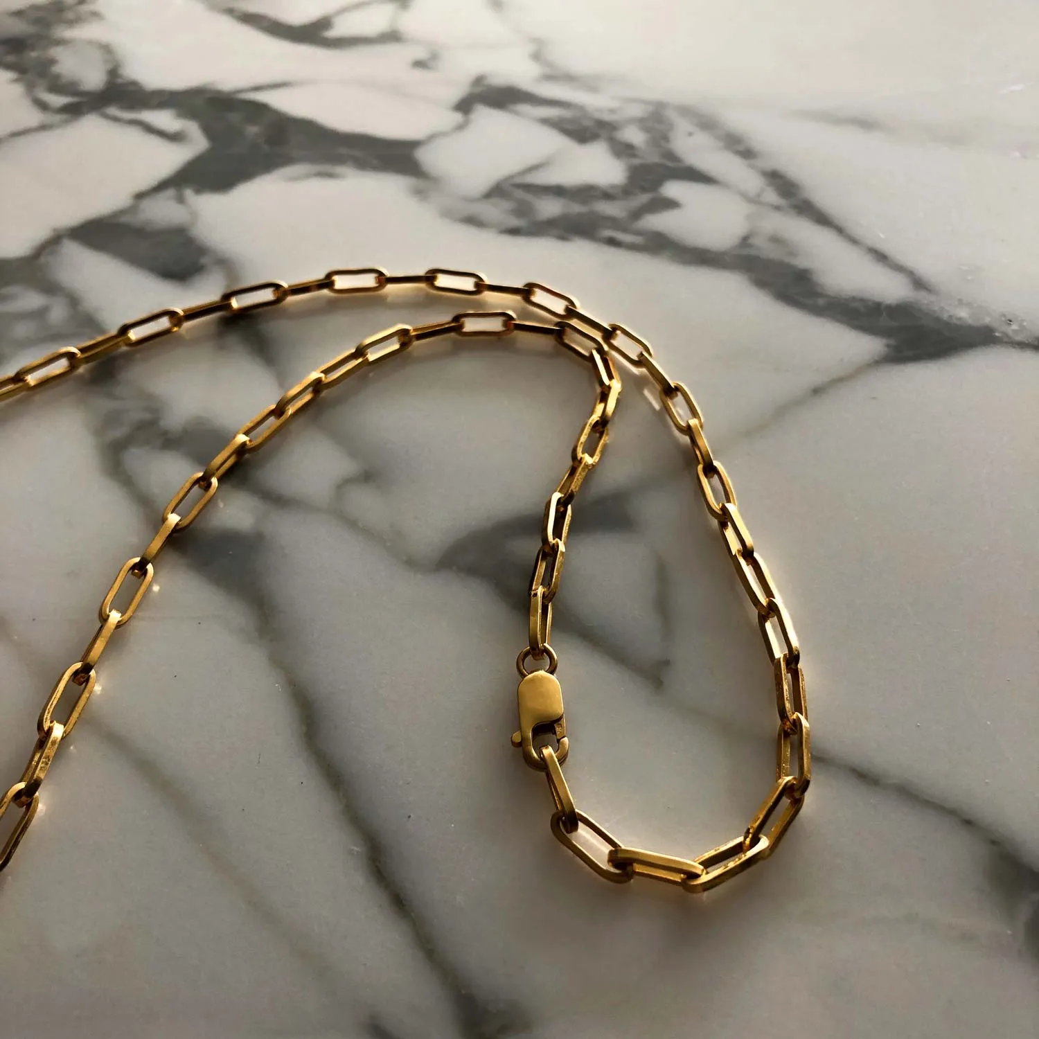 LUCKY CHAIN SHORT SILVER-GOLD VERMEIL