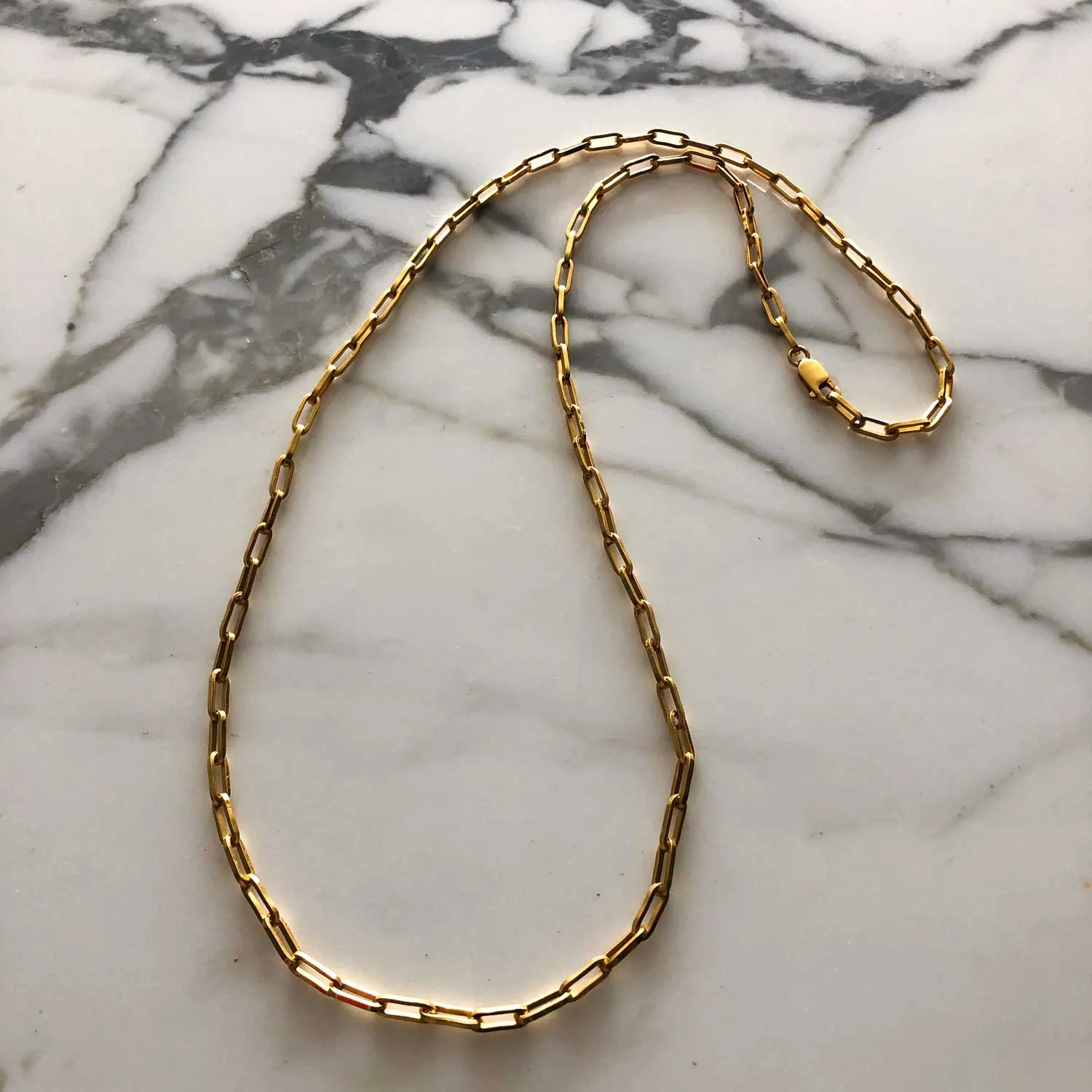 LUCKY CHAIN SHORT SILVER-GOLD VERMEIL