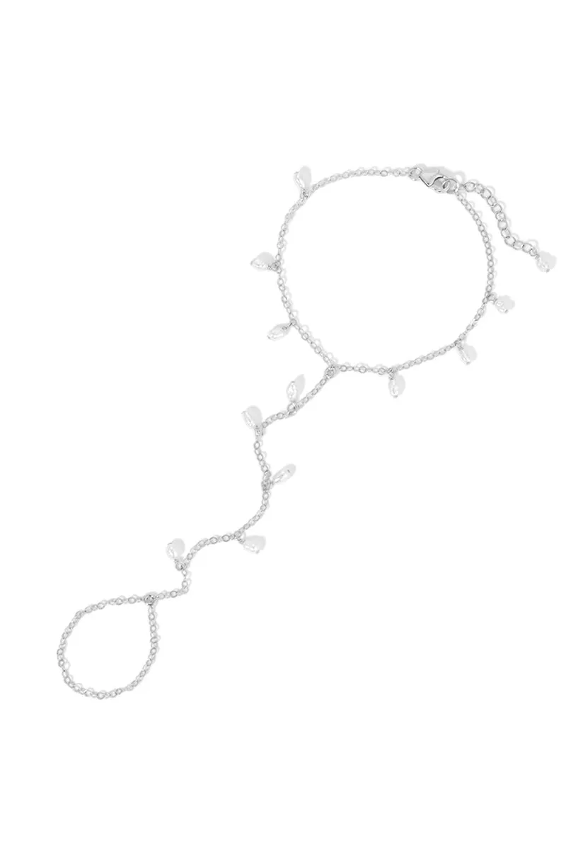 Maeve Pearl Shaker Hand Chain