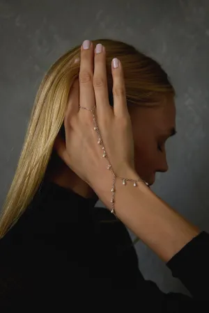 Maeve Pearl Shaker Hand Chain