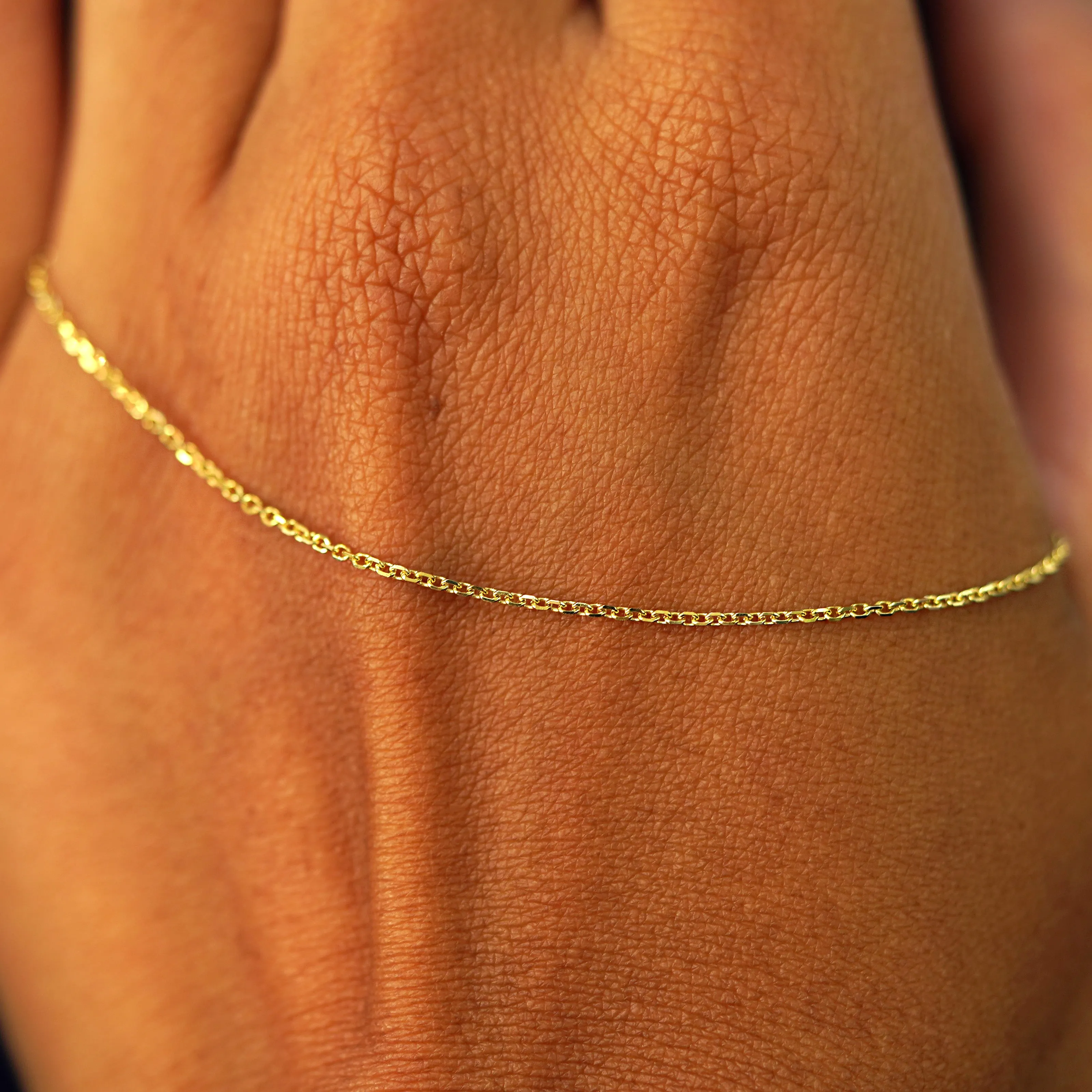 Medium Cable Anklet