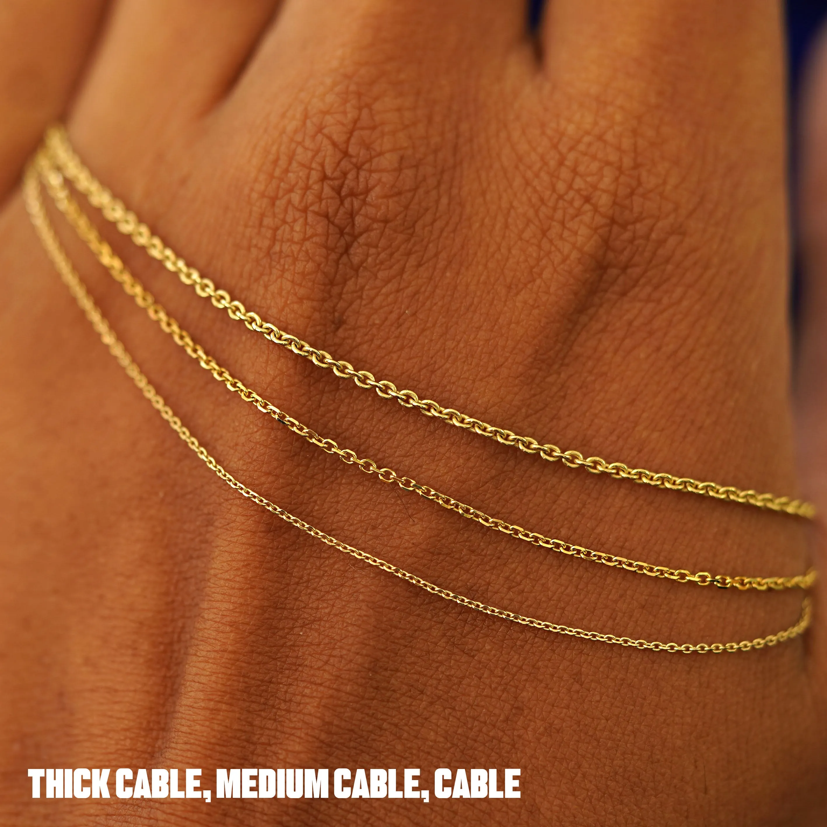 Medium Cable Anklet