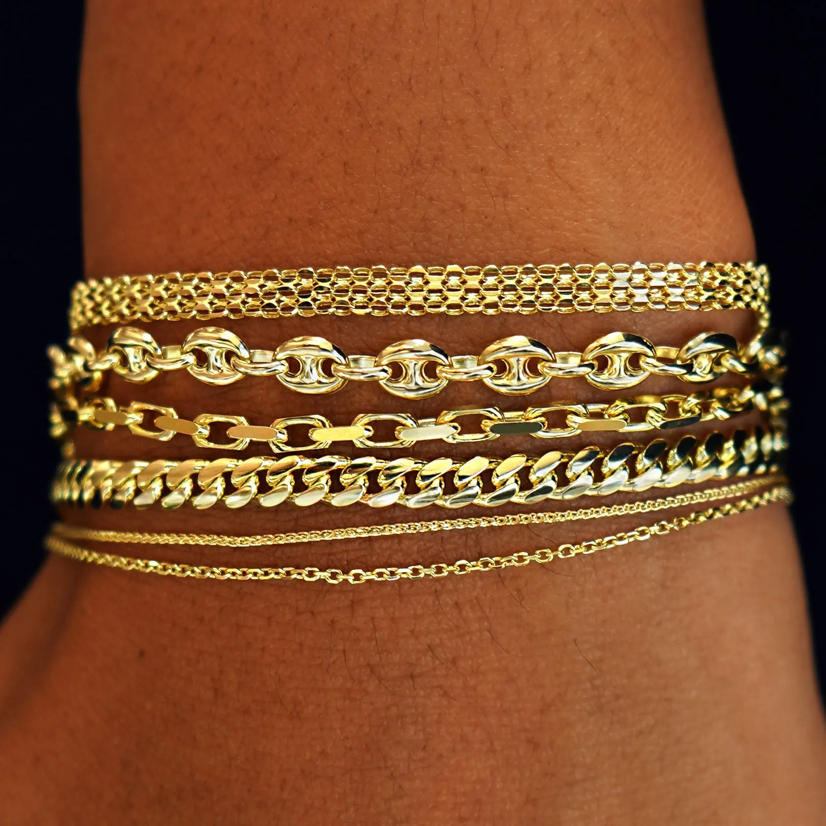 Medium Cable Anklet