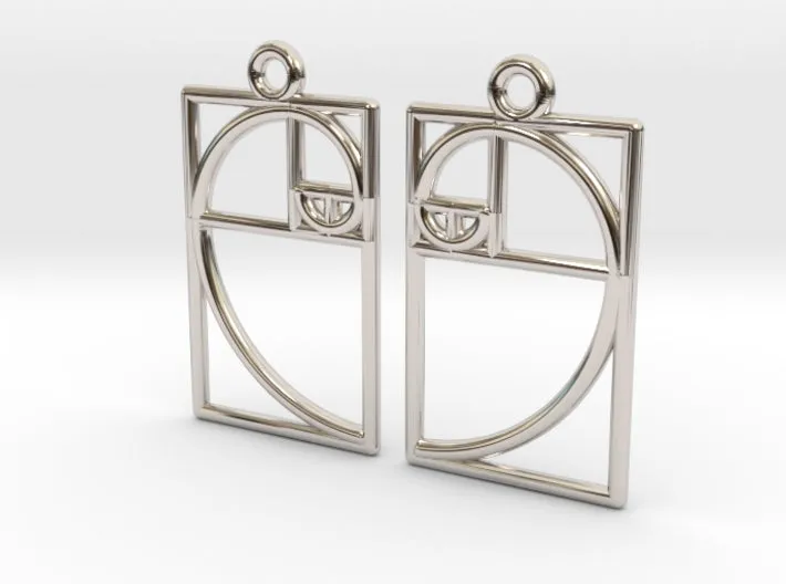 Medium Golden Ratio Earrings (Metal)