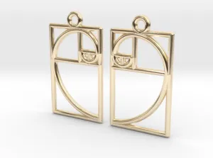 Medium Golden Ratio Earrings (Metal)