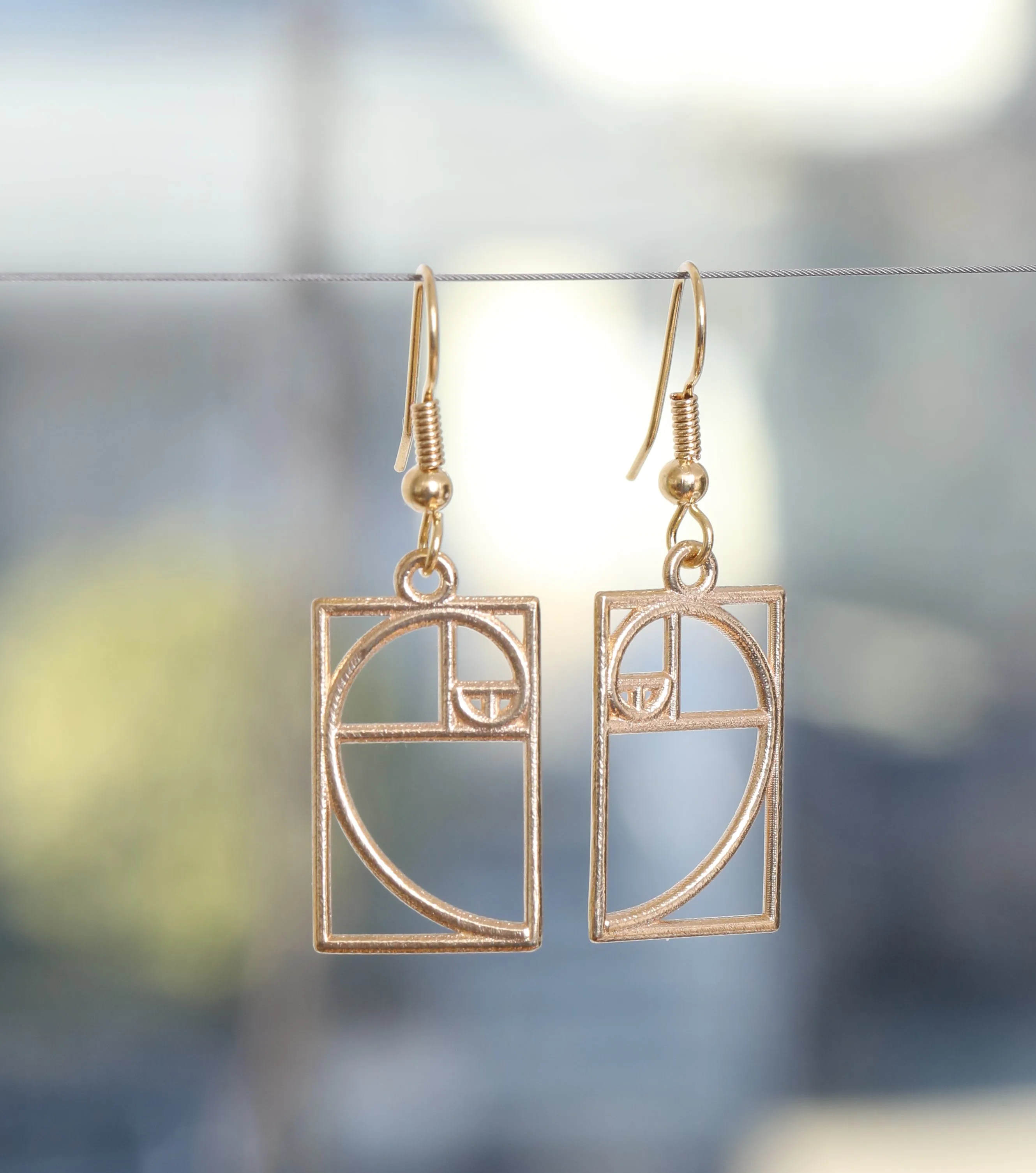 Medium Golden Ratio Earrings (Metal)