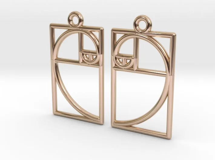 Medium Golden Ratio Earrings (Metal)