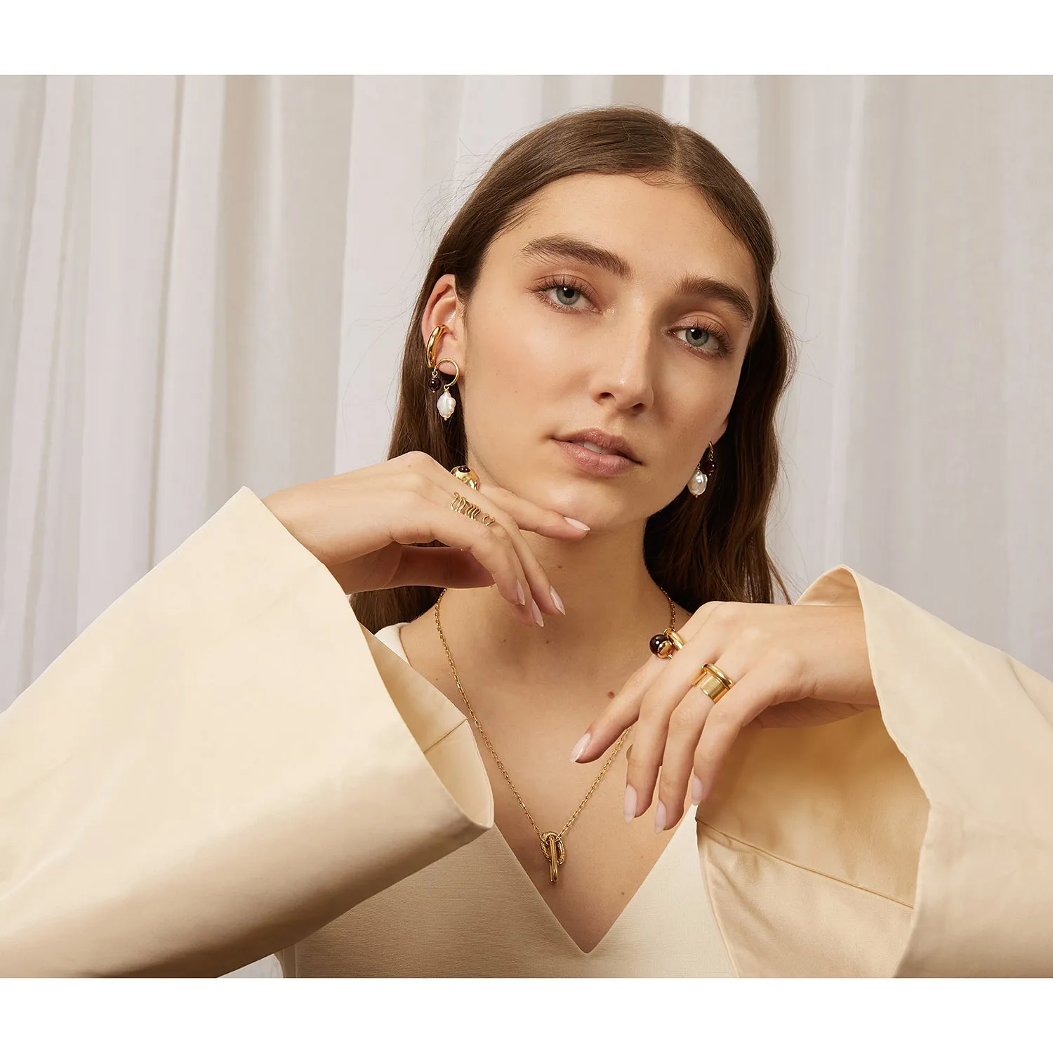 Mega Ear Cuff in Gold