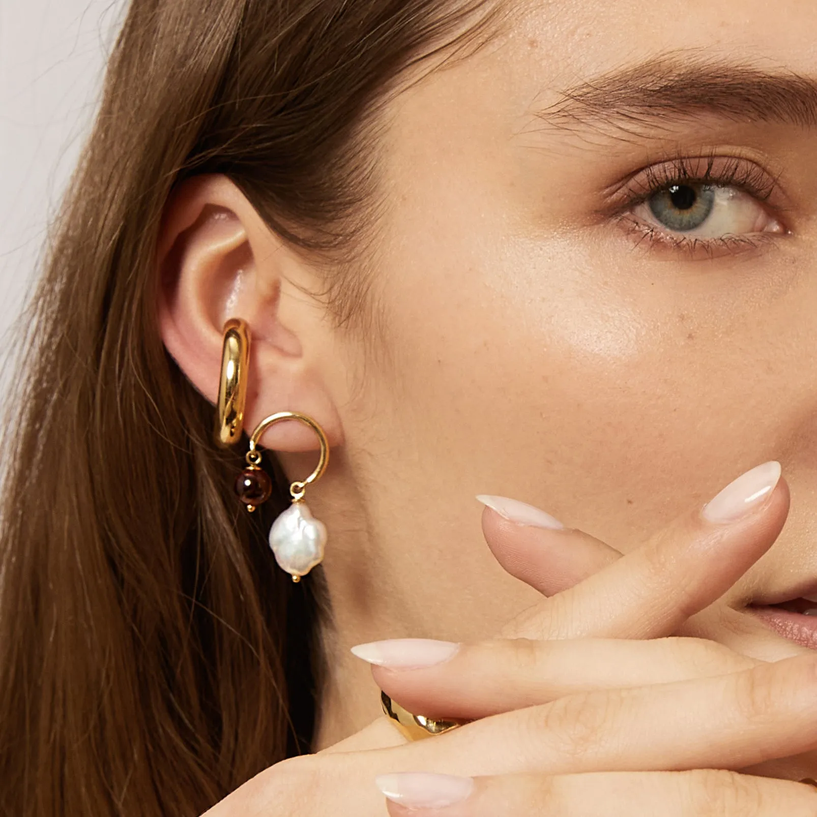 Mega Ear Cuff in Gold