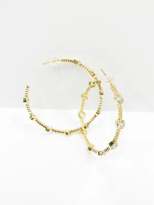 Meghan Hoop Earrings