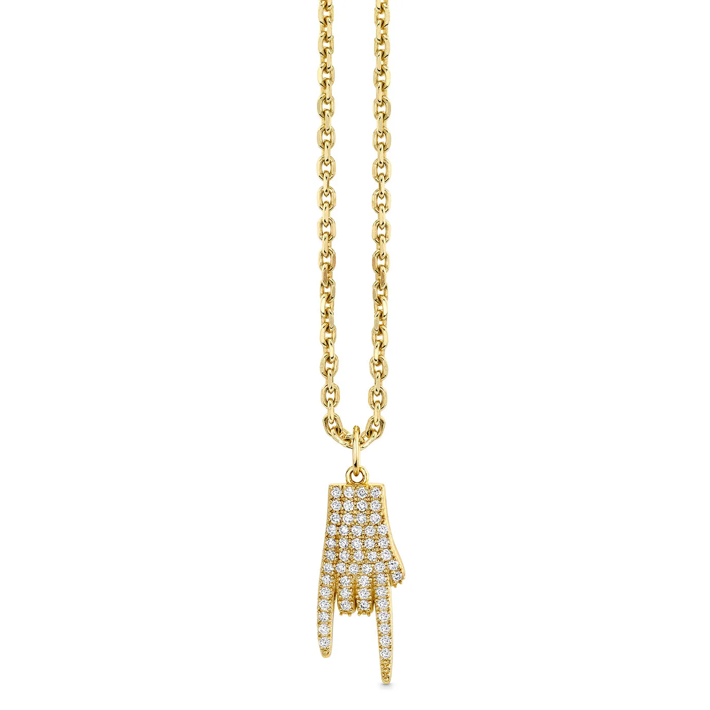 Men's Collection Gold & Diamond Mano Corunto Charm
