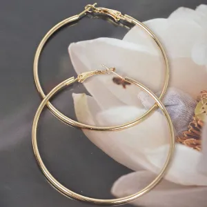 Metal 60mm Hoop Earring