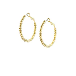 Metal Beaded Ball Hoop