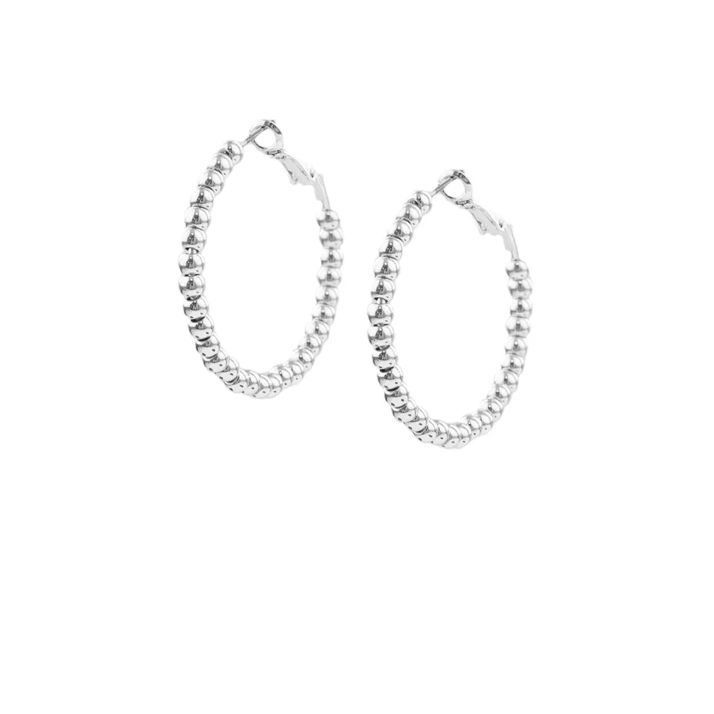 Metal Beaded Ball Hoop