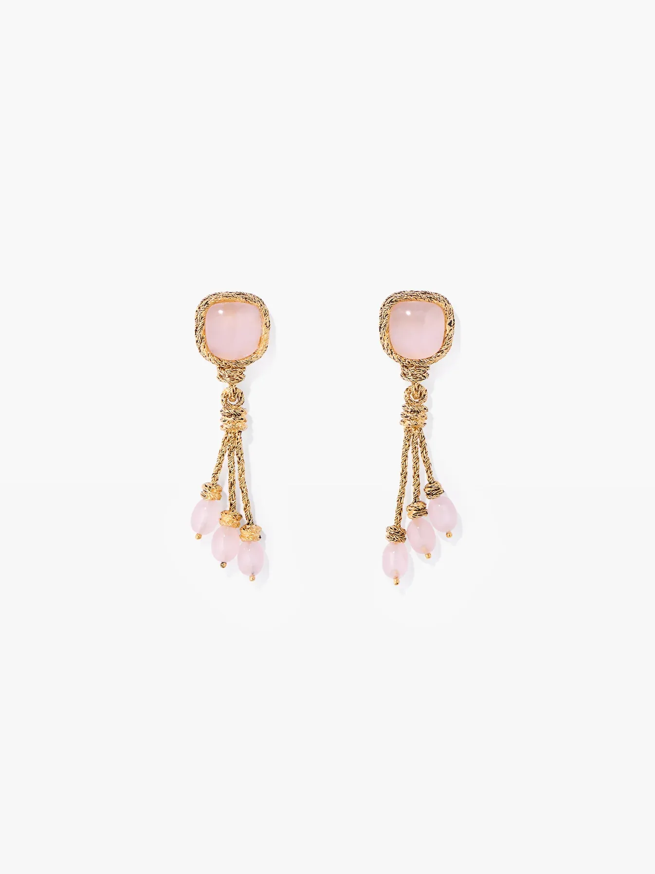 Miki Rose Quartz Earrings