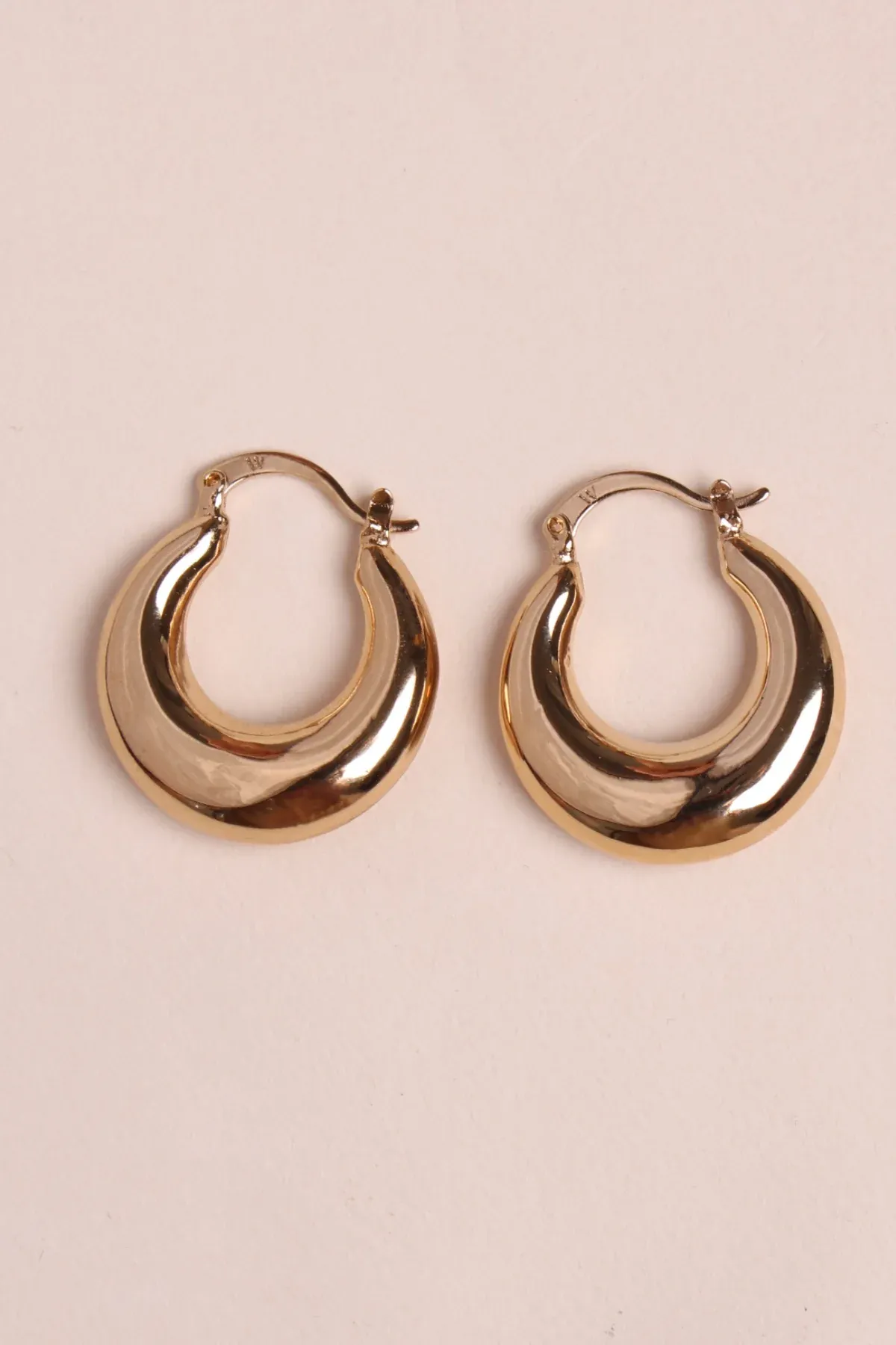 Milo gold hoop earrings