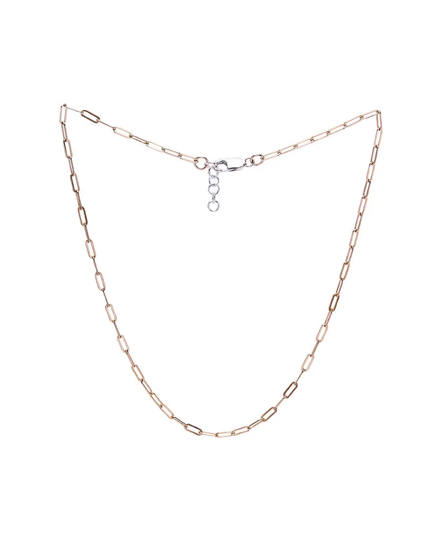 Mini link chain necklace - GF