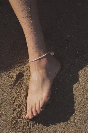 Mini Olivia Pearl Anklet